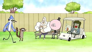 Regular Show - Mordecai And Rigby Watch The Park Workers Eat Their Lunch