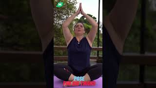 #2 - Pose for Big Thighs Yoga Meditaion at Home #Shorts