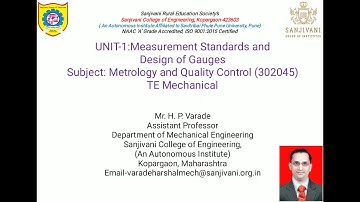 Unit-1 1- Measurement Standards