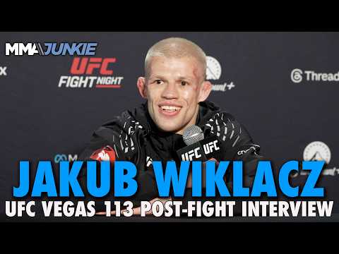 Jakub Wiklacz recaps insane submission with 1 second left in fight | UFC Vegas 113