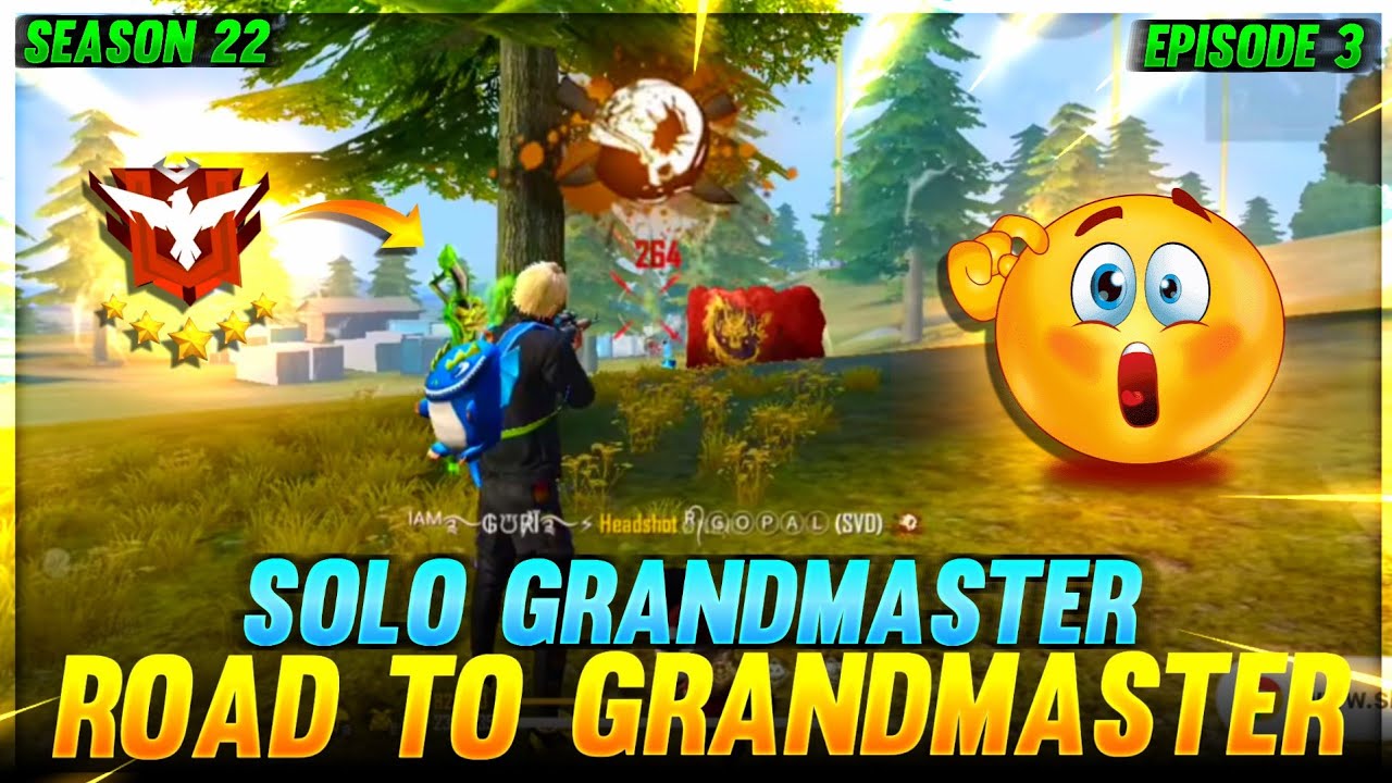 Road To Grandmaster Season 22 | Solo Grandmaster Gameplay | Solo Grandmaster Push | Hindi |