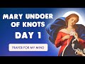 🙏 NOVENA to MARY UNDOER of KNOTS | DAY 1 🙏 UNFAILING PRAYER