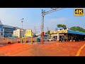 Bza vijayawada railway station from train in  4k ultra