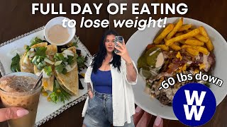 WHAT I EAT IN A DAY ON WEIGHT WATCHERS WITH POINTS FOR WEIGHT LOSS | 30 DAILY POINTS