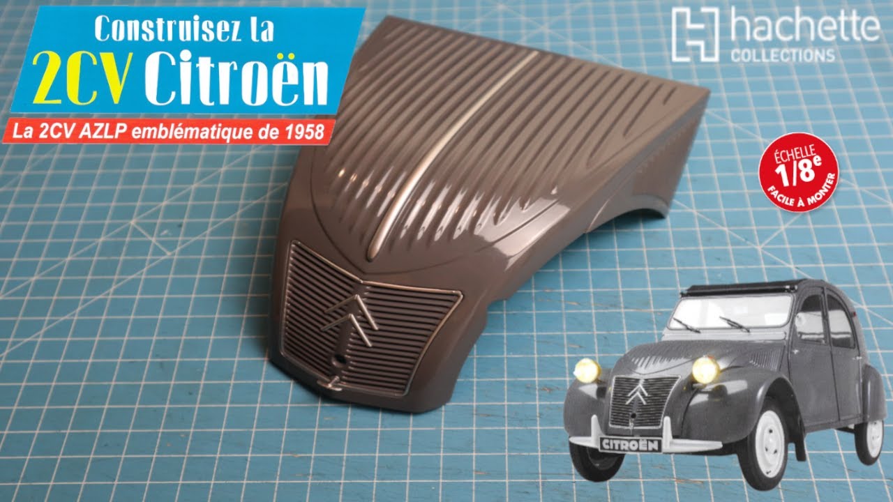 Collection Hachette Citroën 2CV Spot échelle 1/6 - Packs 1,3,4,5,6,7,8 - Neuf