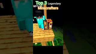 Top 3 Legendary Minecrafters🤯@dream 1@DaquavisMC @Technoblade #minecraft