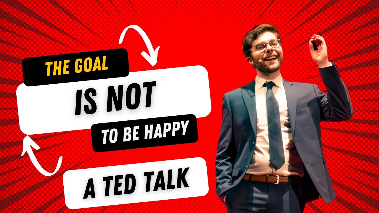 The Meaning of Life Has Nothing to Do With Happiness ｜ Miles Levin ｜ TEDx