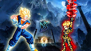 Super Vegito AI (New) VS King Gilgamesh CCC V3 OP in Jump Force Mugen