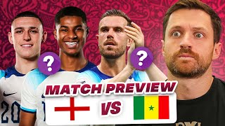 RASHFORD HAS TO START! / ENGLAND vs SENEGAL PREVIEW (LAST 16 - WORLD CUP 2022)