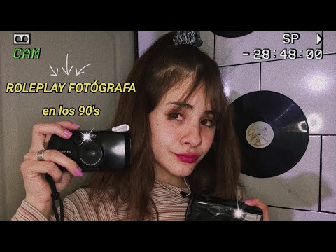 Roleplay fotógrafa pero estás en los 90's // ASMR CASERO