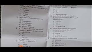 Etea Computer Operator Paper||Test Date 2 october 2022 Part 1.