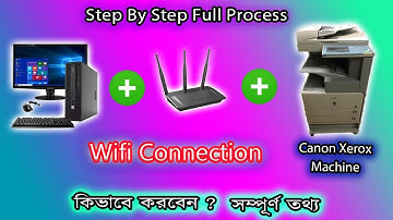 Canon Xerox Machine Connect PC With Wifi | Canon Ir 3025n, 2525, 2425,2625, 2520, 2530i, 3020, 2530