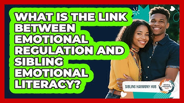 What Is The Link Between Emotional Regulation And Sibling Emotional Literacy? - Sibling Harmony Hub