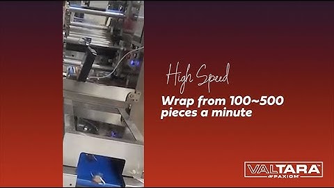 High Speed Product Aligner with Integrated Flow Wrapper