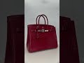 Ruby Red Croc Birkin—pure manual mastery  🧵✨ #birkin #exoticleather #luxury