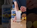 This v That: 1 Flavor, 2 Ways Recipe - Light Coconut Lemonade #shorts