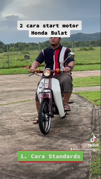 2 ways to start Honda C70 engine #c70 #hondacub #hondac70
