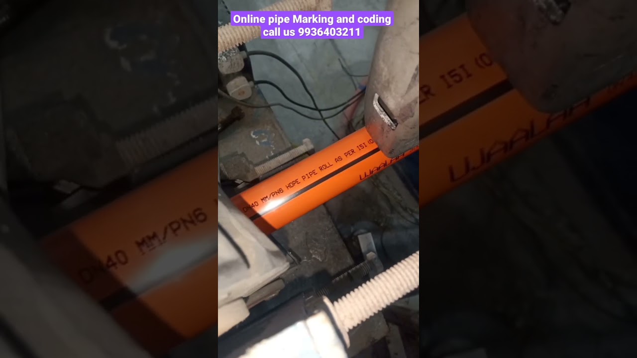 PVC pipe coding and marking machine call us any query 9936403211