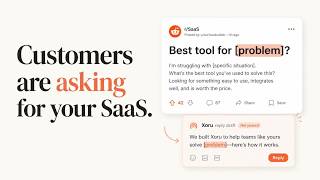 SaaS Founders Are Missing Buyers Asking for Their Product (Xoru Demo)