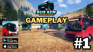 Bus Simulator Extreme Roads – First Detailed Gameplay Walkthrough (Android, iOS) | #jerryisgaming #1
