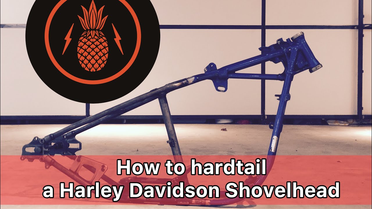 Как сделать хардтейл на раме Harley Davidson Shovelhead