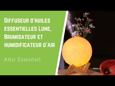 Diffuseur huiles essentielles Lune Dorée