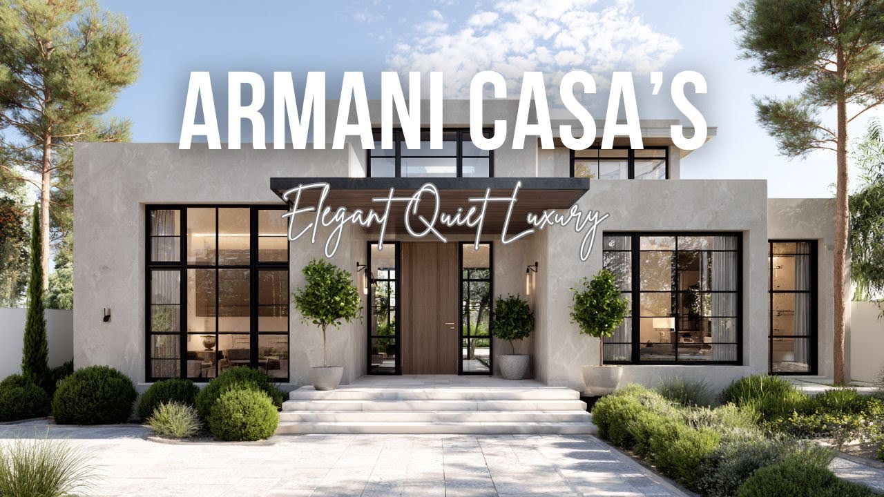 Elegant Quiet Luxury Home Inspired by Armani Casa s Minimal Lines and Textured Light