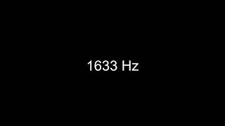 How 1633 Hz Sounds to the Human Ear