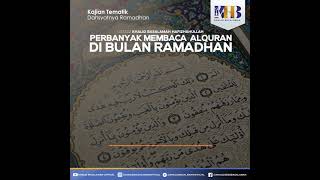 [KHB VIDGRAM] Perbanyak Membaca Al-Qur'an di Bulan Ramadhan (2021)