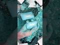 Pure Green Chalk ASMR Crush #shorts #satisfying #viral