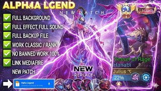 NEW UPDATE!! Script Skin Alpha Legend - Revenant of Roses No Password | Full Effect Voice| New Patch