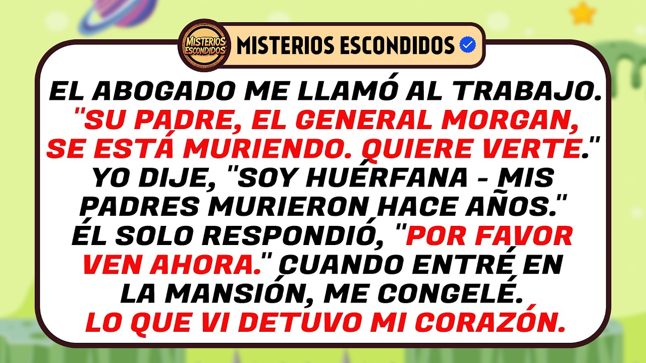Era Huérfano, Hasta Que El Abogado Dijo: “El General Quiere Verte Antes De Morir.”