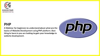 Webinar on Web Development Using PHP - Day-1