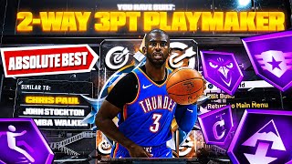 THE ABSOLUTE BEST 2 WAY 3PT PLAYMAKER BUILD ON NBA 2K20! VOL. 24