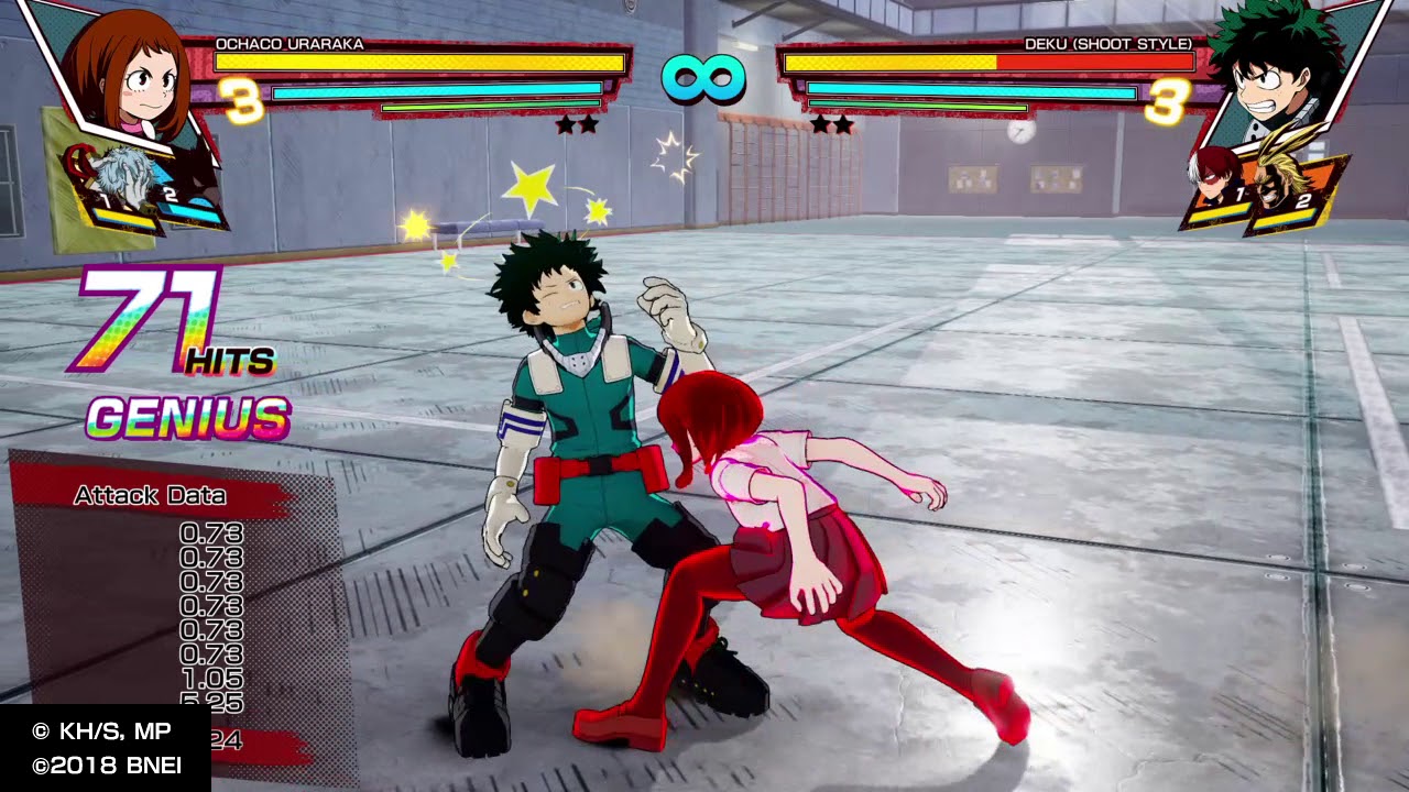 MY HERO ONE’S JUSTICE advanced Ochako Uraraka combo