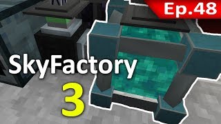 🏭 Minecraft: Sky Factory 3 - โอนถ่าย Item ข้ามโลก #48