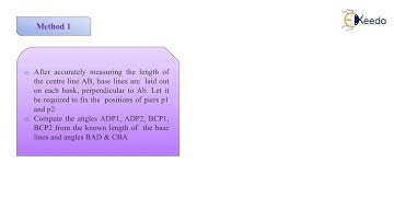 Setting Out Bridge - Setting out Works - Surveying-II