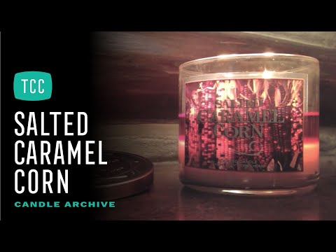 Salted Caramel Corn Candle Review