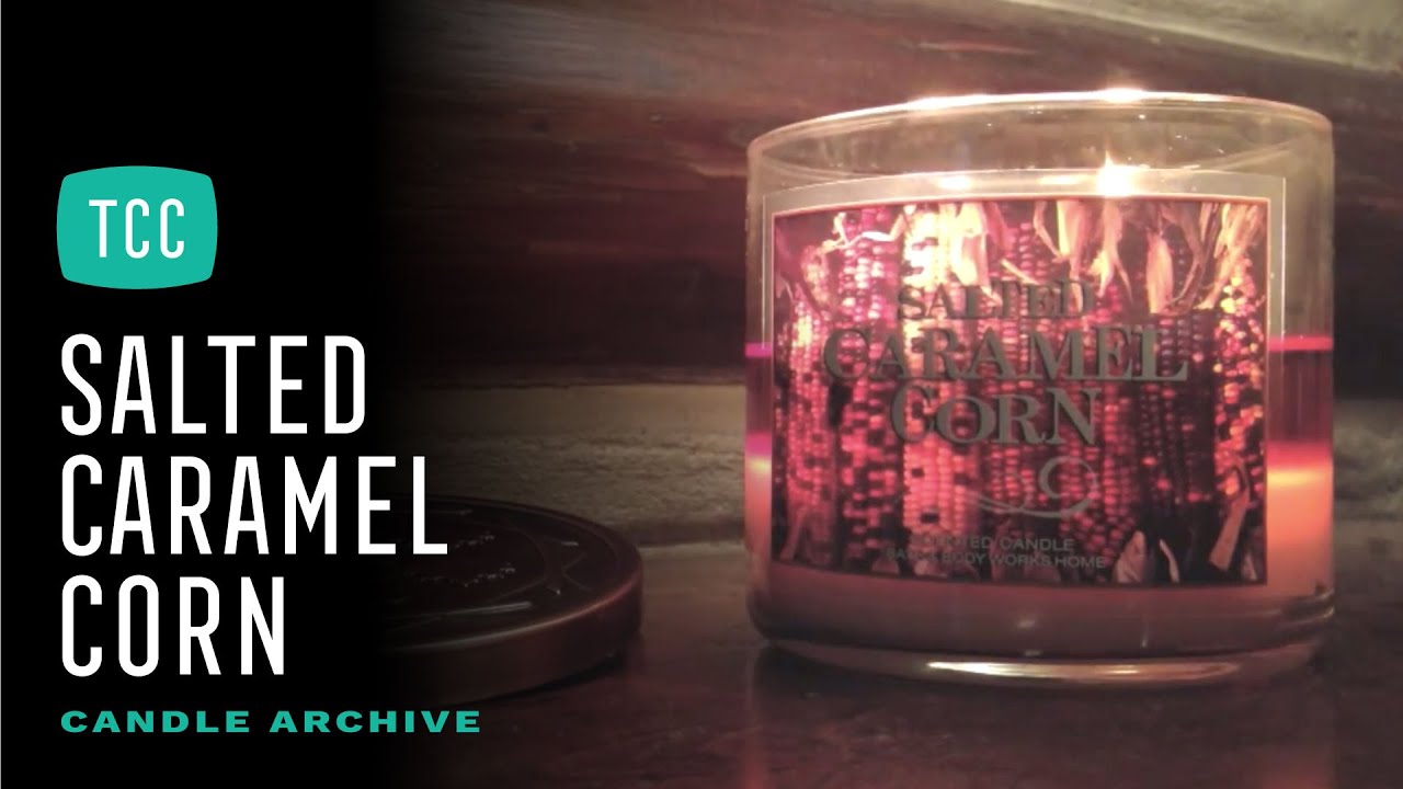 Salted Caramel Corn Candle Review - Bath & Body Works