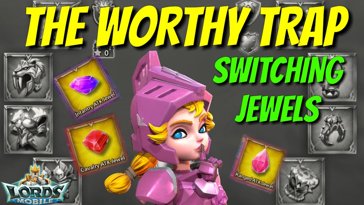 Switching Jewels To Level 60 Gear! Lords Mobile YouTube