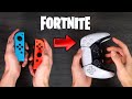 jugador de FORTNITE en Nintendo SWITCH juega en PS5 por PRIMERA VEZ 😂 (No sabe jajaja)