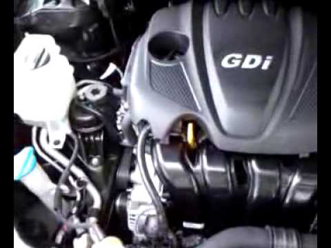 2011 Sonata engine - YouTube