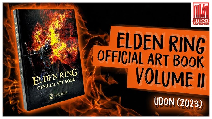 ELDEN RING OFFICIAL ART BOOK Volume I & II (エルデンリング.アートブック Volume I & II).  Total : 816 pages. 