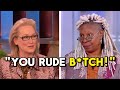 Meryl Streep ERUPTS LIVE On The View After Fiery Confrontation With Whoopi Goldberg