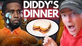 DIDDY'S DINNER! Thanksgiving. JAIL!! Sean Combs MEAL!!