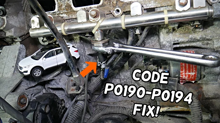 HYUNDAI SANTA FE CODE P0190, P0191, P0192, P0193, P0194 FUEL RAIL PRESSURE SENSOR CHECK ENGINE LIGHT