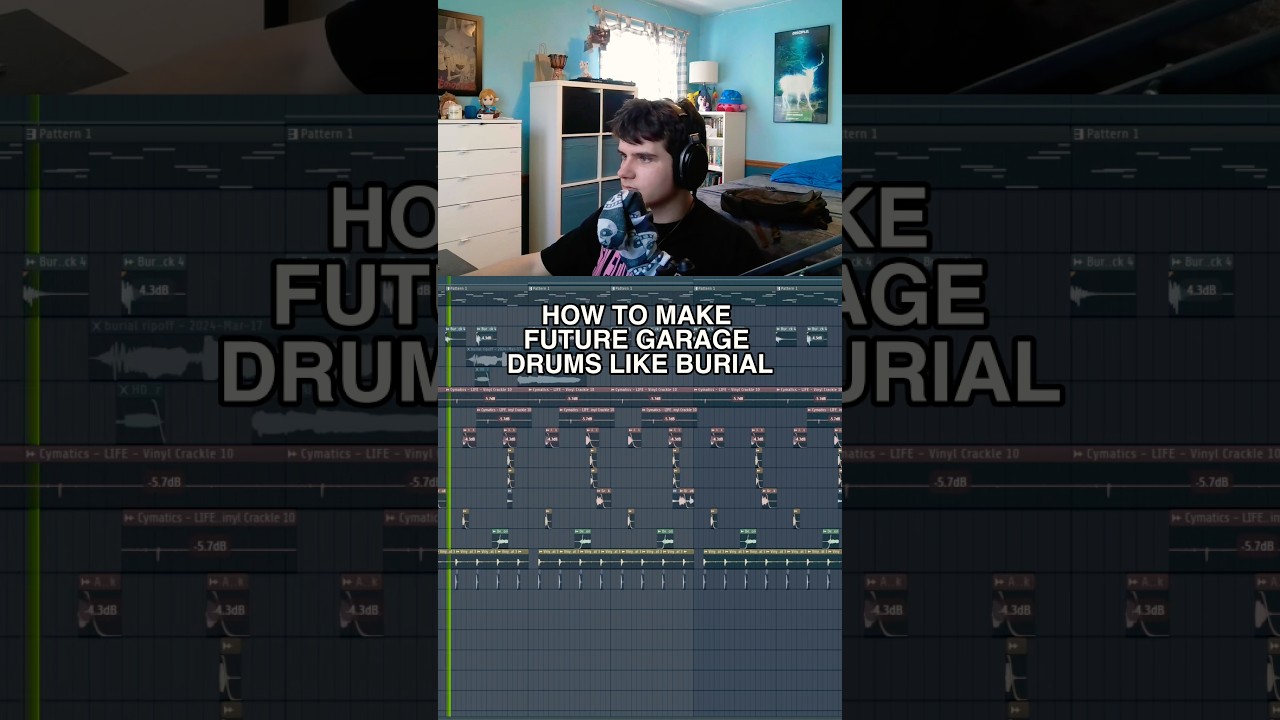 HOW TO MAKE BURIAL STYLE DRUMS. FULL PROJECT BREAKDOWN ON MY PATREON 