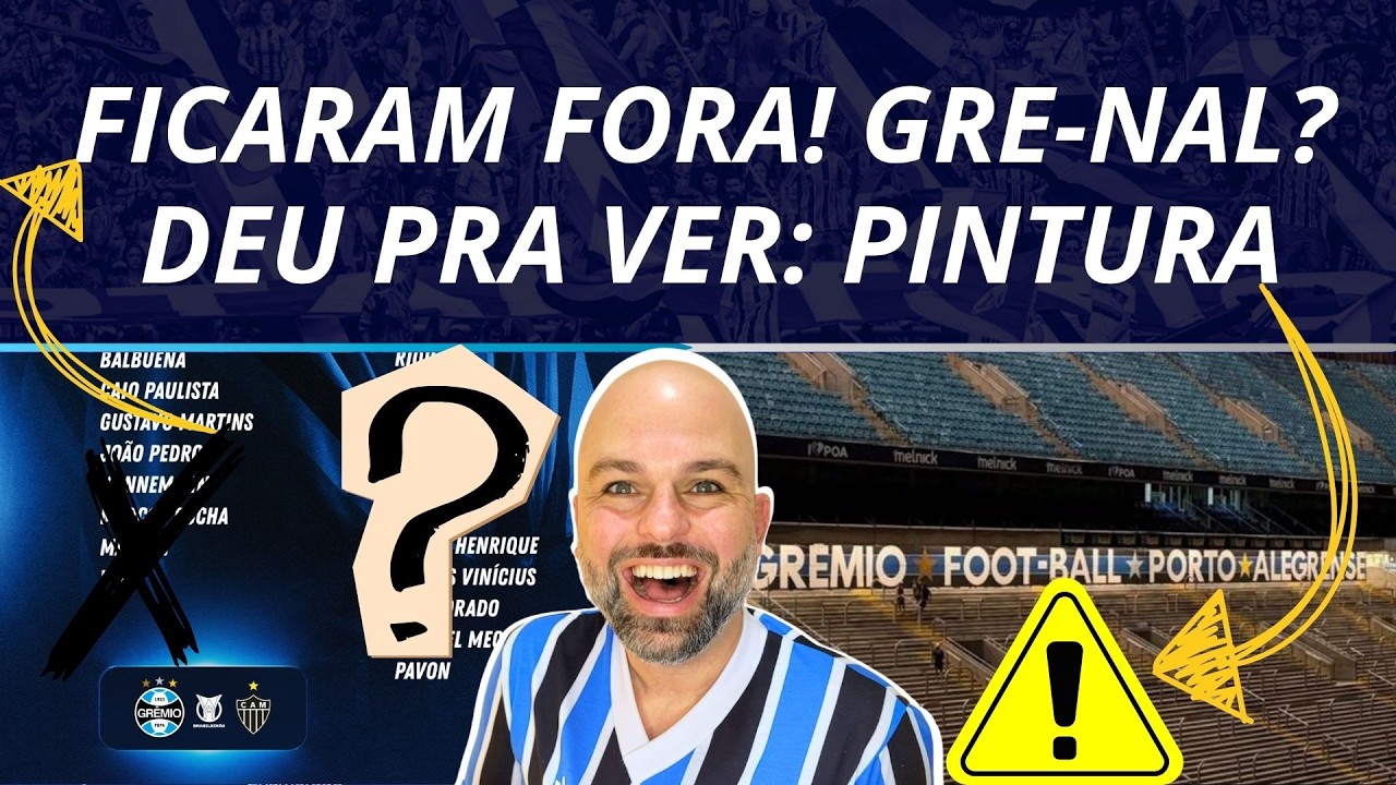 FICARAM FORA! GRE-NAL? | NOVIDADE | DEU PRA VER: ARQUIBANCADA | GRÊMIO X ATLÉTICO MINEIRO.
