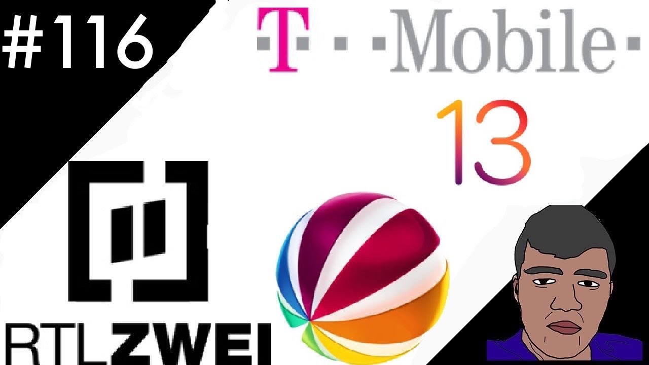 ИСТОРИЯ ЛОГОТИПА № 116 — iOS, суббота. 1, RTL Zwei и T-Mobile