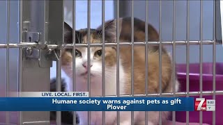 Humane Society of Portage Co. warns against giving one particular gift this holiday season
